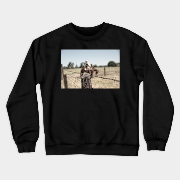 Ridem Bronco! Crewneck Sweatshirt by randymir